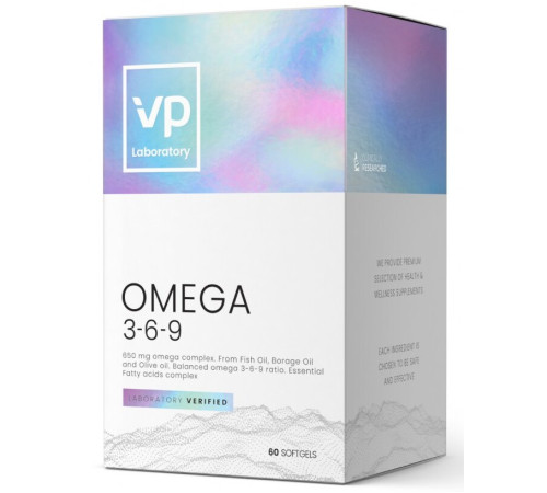 Жирные кислоты VPLab Omega 3-6-9 (60 капсул)