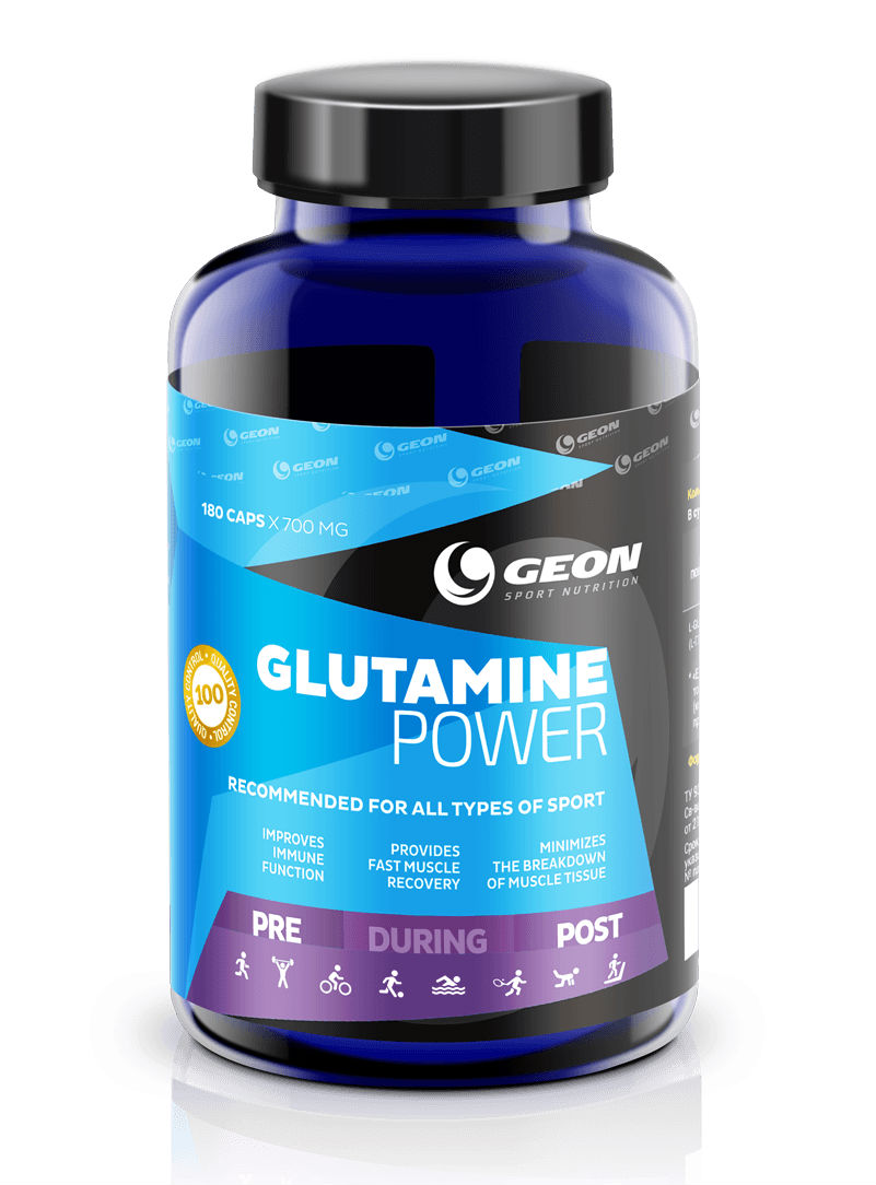 Глютамин GEON Glutamine Power (180 капс)