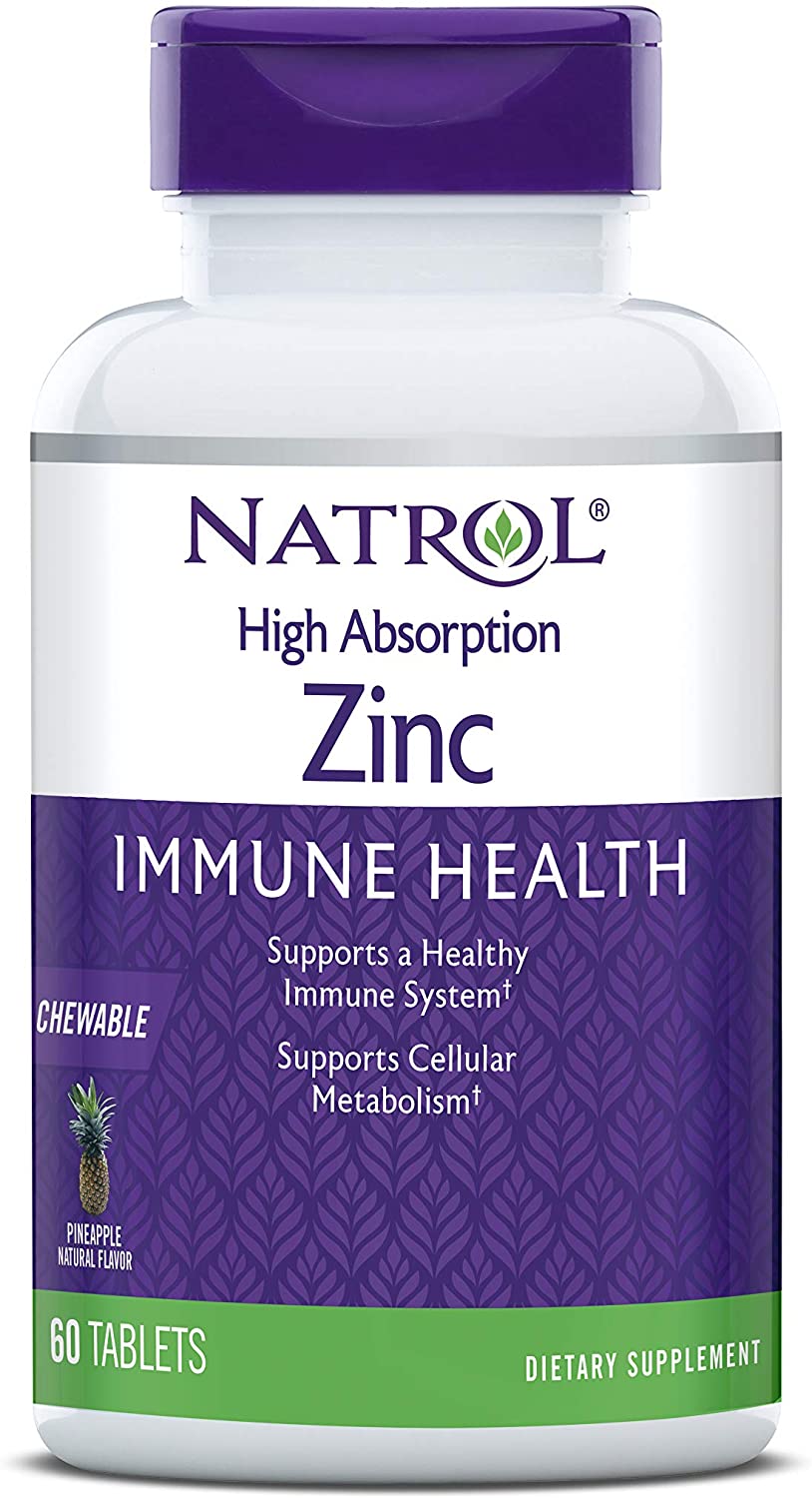 Цинк Natrol Zinc High Absorption (60 таб)