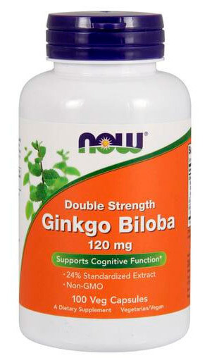Гинкго билоба Now Foods Ginkgo Biloba 120mg (100 капс)
