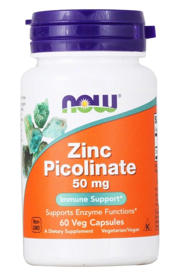 Цинк Пиколинат Now Foods Zinc Picolinate (60 капс)