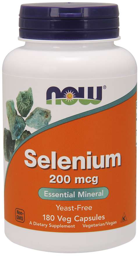 Селен Now Foods Selenium 200 mcg (180 капс)