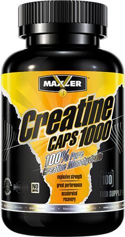 Креатин моногидрат Creatine Caps 1000 от Maxler