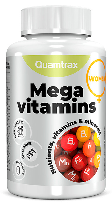 Витамины для женщин Quamtrax Mega Vitamins for Women (60 таб)
