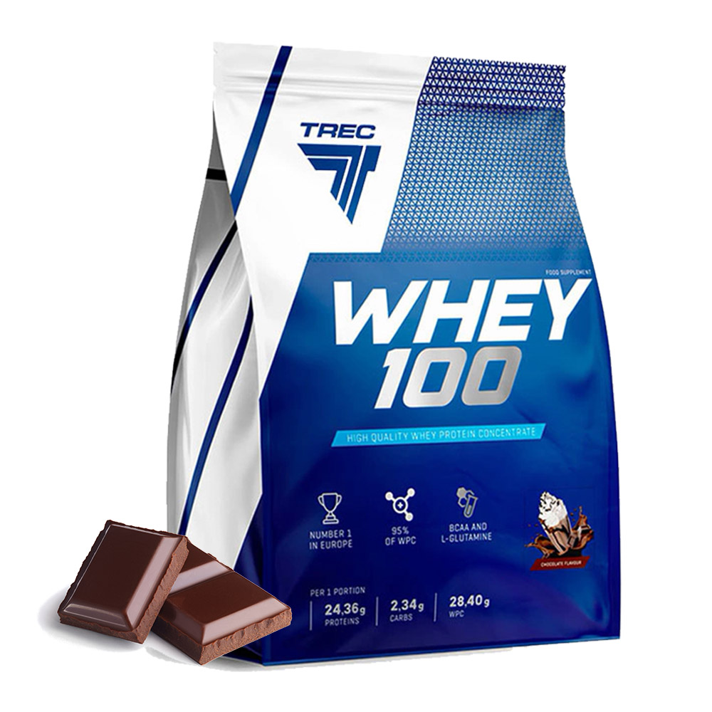 Протеин сывороточный Trec Nutrition Whey 100 (2270 гр) - Шоколад