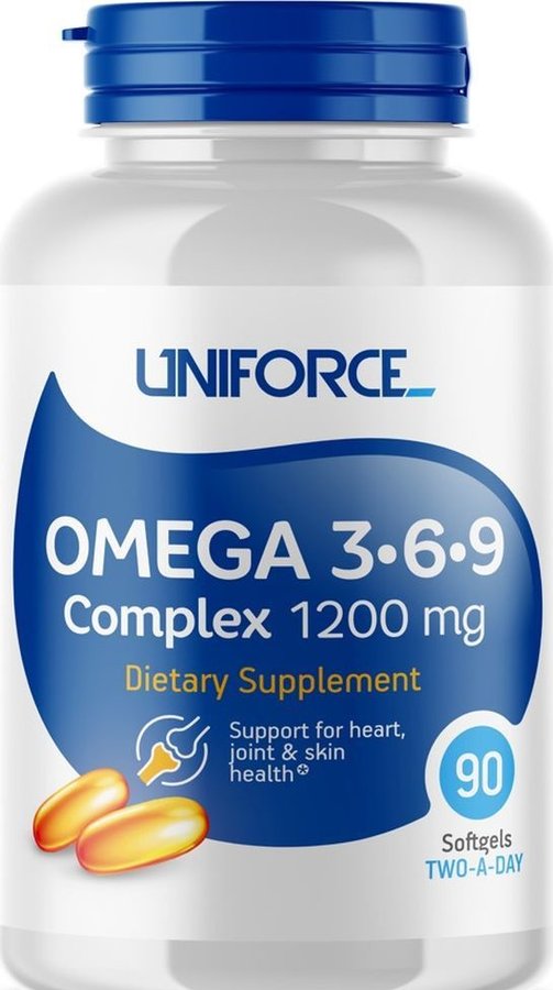 Жирные кислоты Uniforce Omega-3-6-9 Complex (90 капс)